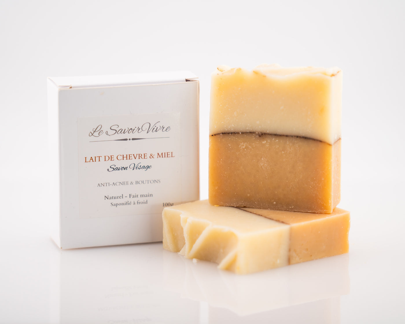 Savon Lait de Chèvre & Miel - Anti-acné