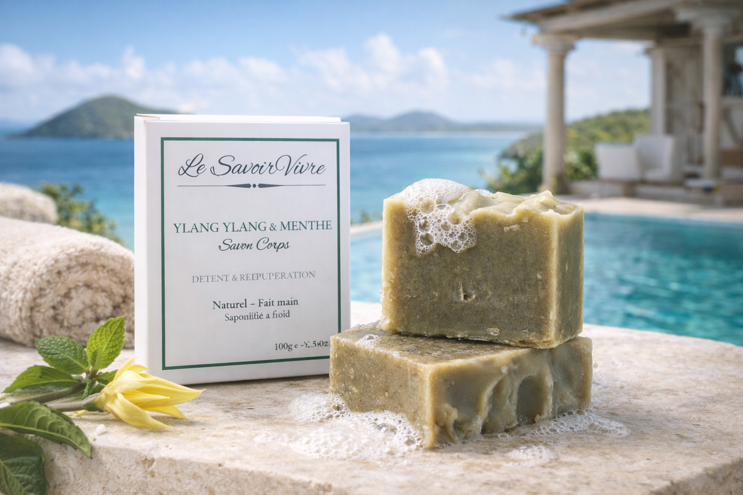 Savon Ylang Ylang & Menthe  – Détente & récupération