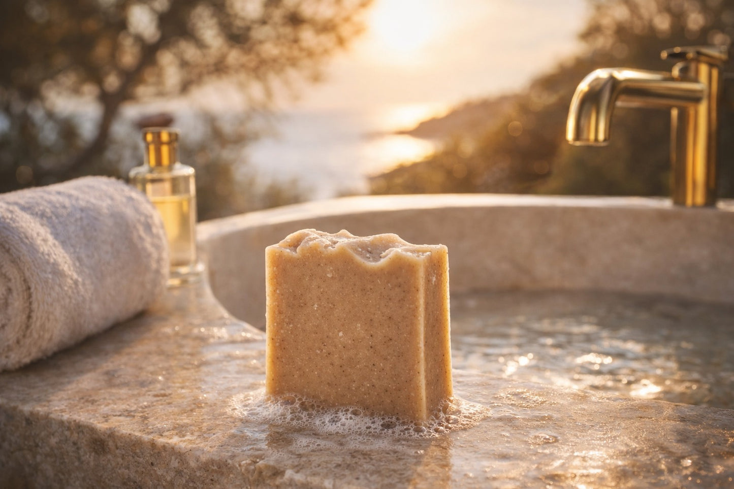 Savon Argan & Olive – Peau Douce & Soyeuse